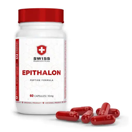 Swiss Pharmaceuticals EPITHALON 10 mg 60 Caps - Swiss orijinal peptid takviyesi