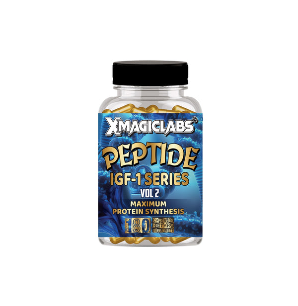 XMAGICLABS PEPDITE IGF1 Deer Antler Velvet Colostrum Bacopa Rhodiola Rosea Phosphatidic 180 Caps