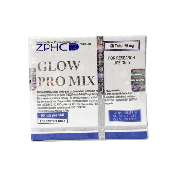 Zphc Glow Pro Mix 60mg ZPHC – BPC-157 + TB-500 + GHK-Cu - ZPHC orijinal peptid takviyesi