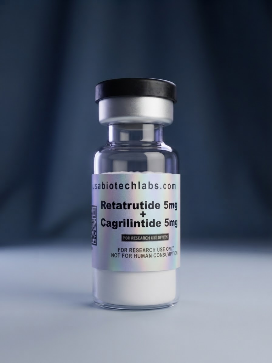 USABiotechLabs Retatrutide 5 mg + Cagrilintide 5 mg + Bakteriyostatik Su